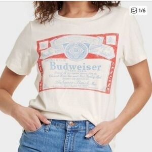 Budweiser Women's Cream Graphic Tee